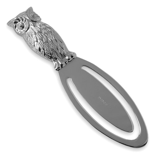 Sterling silver owl bookmark