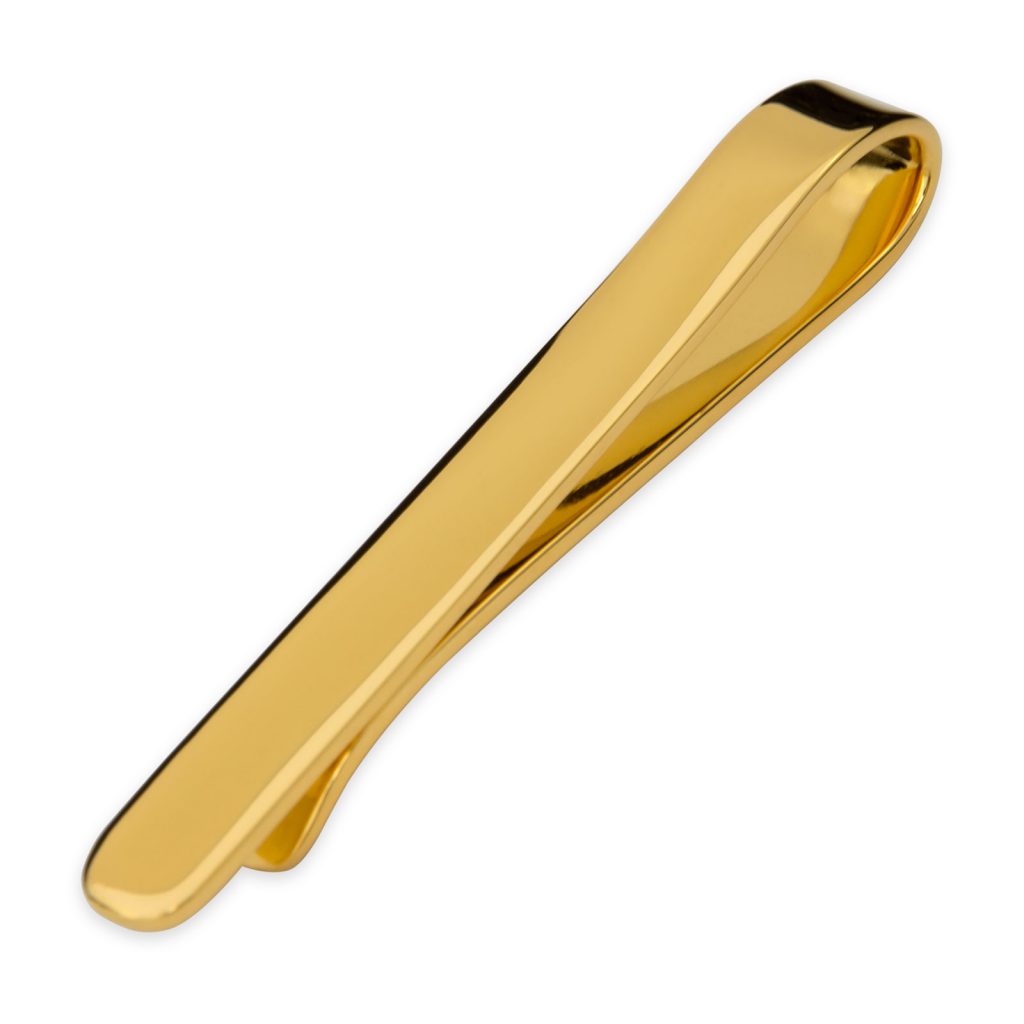Gold Plated Plain Tie Bar