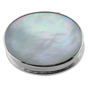 Sterling Silver Plated Oval Box