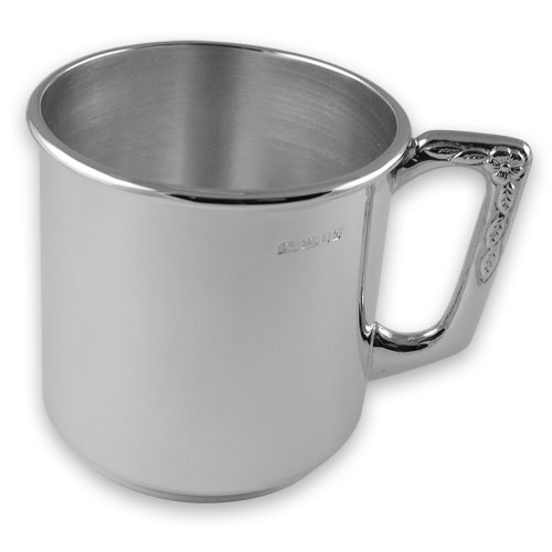 Sterling silver christening mug