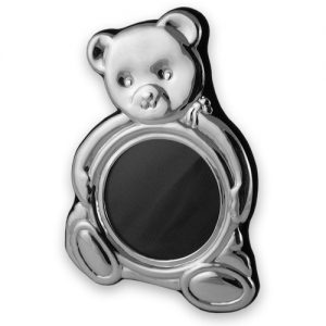 Sterling silver teddy bear photo frame