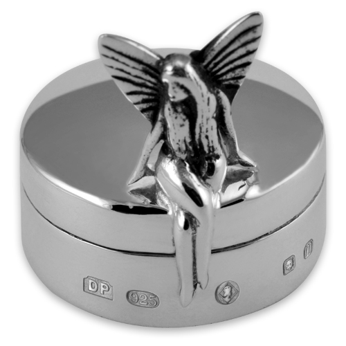Silver plated tooth fairy box