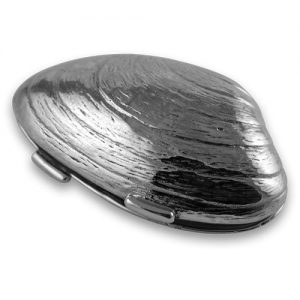 Sterling Silver Clam Shell Box