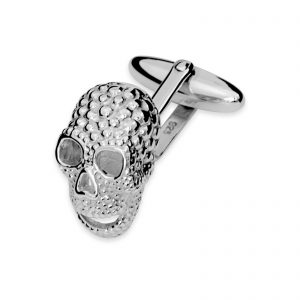 Sterling Silver Skull Cufflinks