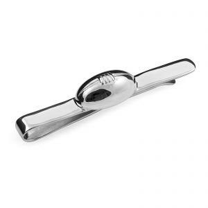 Sterling Silver Rugby Ball Tie Slide