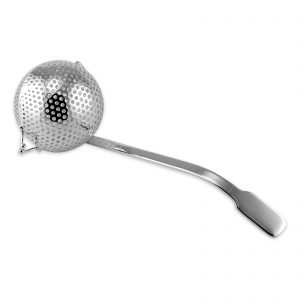 Silver Plated Tea Infuser Ball Shape Spoon