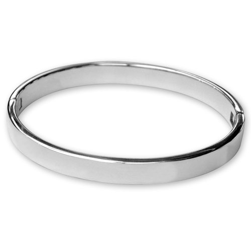Sterling silver heavy bangle